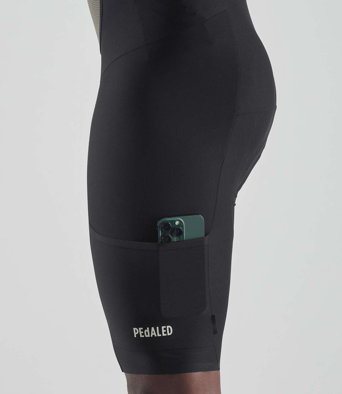 PEdALED Mens Odyssey Cycling Training Bibshort (Black)