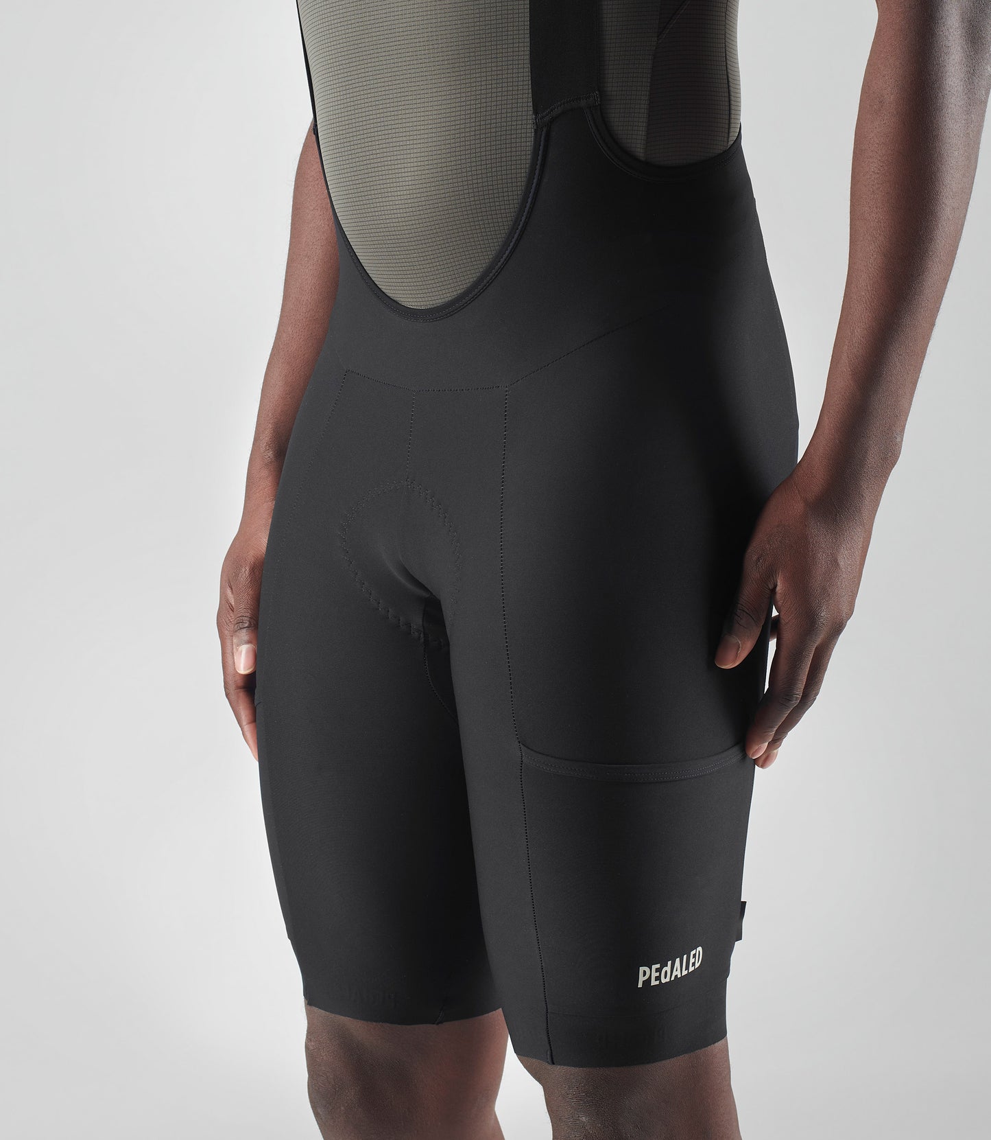 PEdALED Mens Odyssey Cycling Training Bibshort (Black)