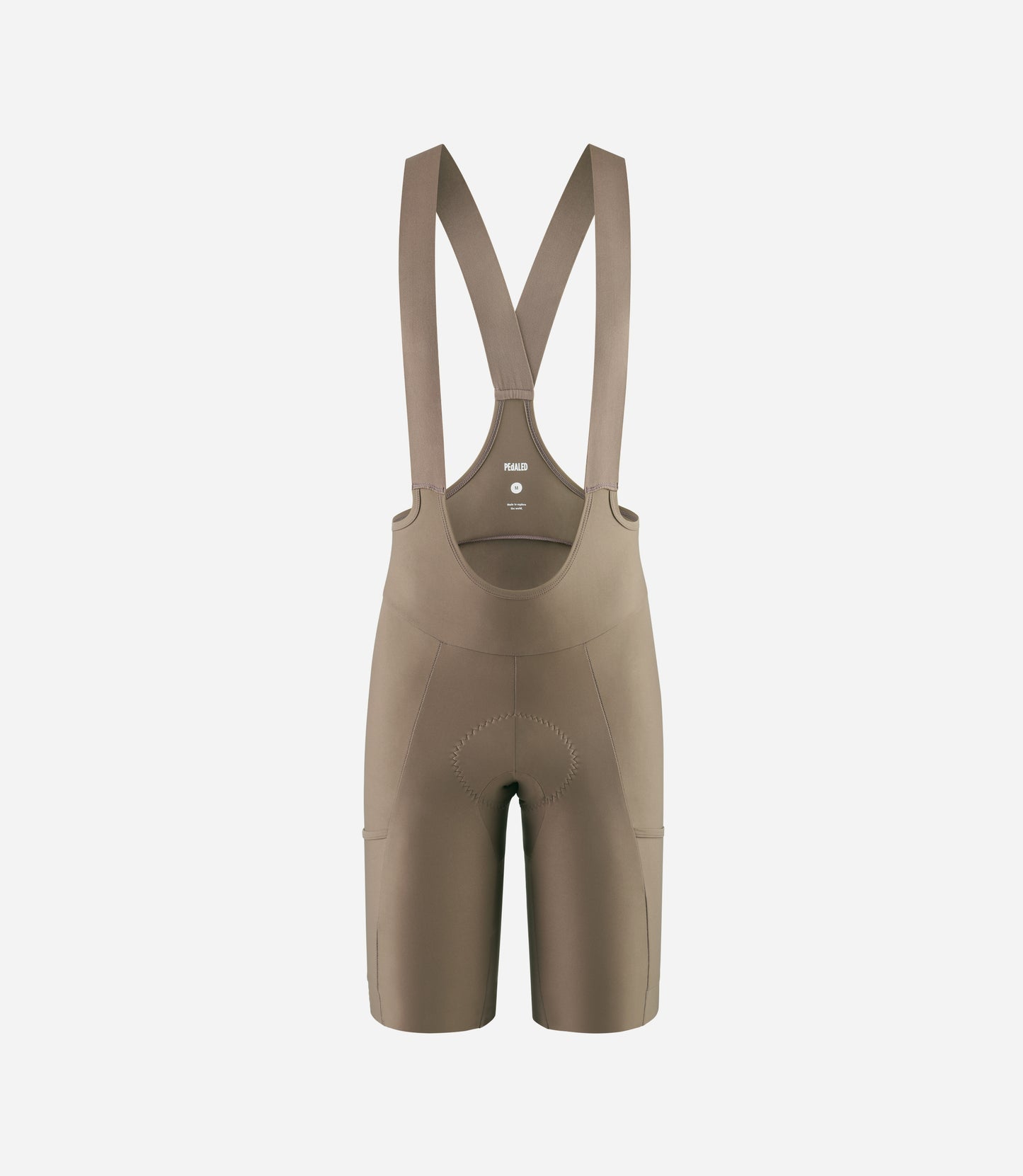 PEdALED Mens Odyssey Cycling Training Bibshort (Military Green)