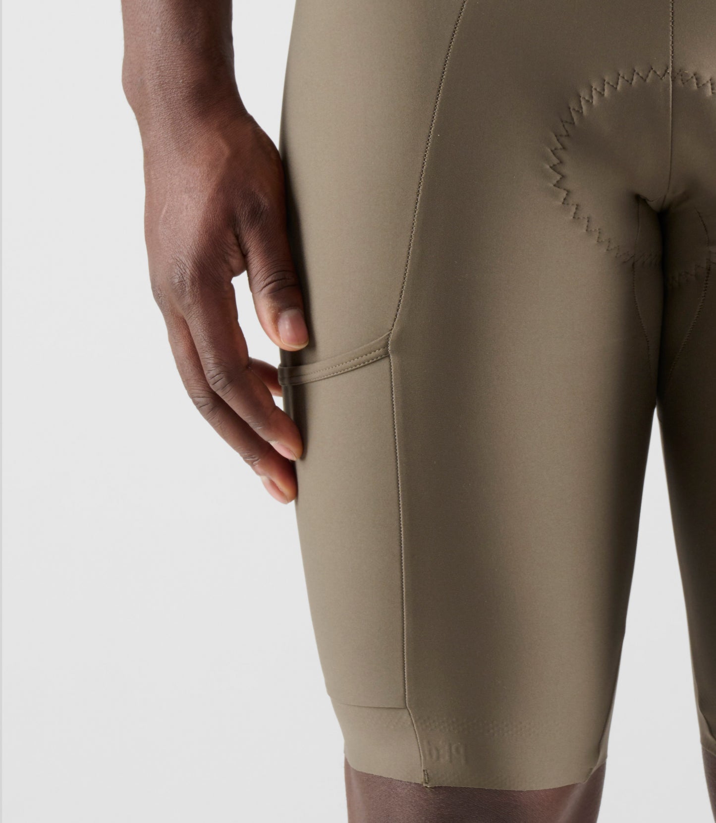 PEdALED Mens Odyssey Cycling Training Bibshort (Military Green)