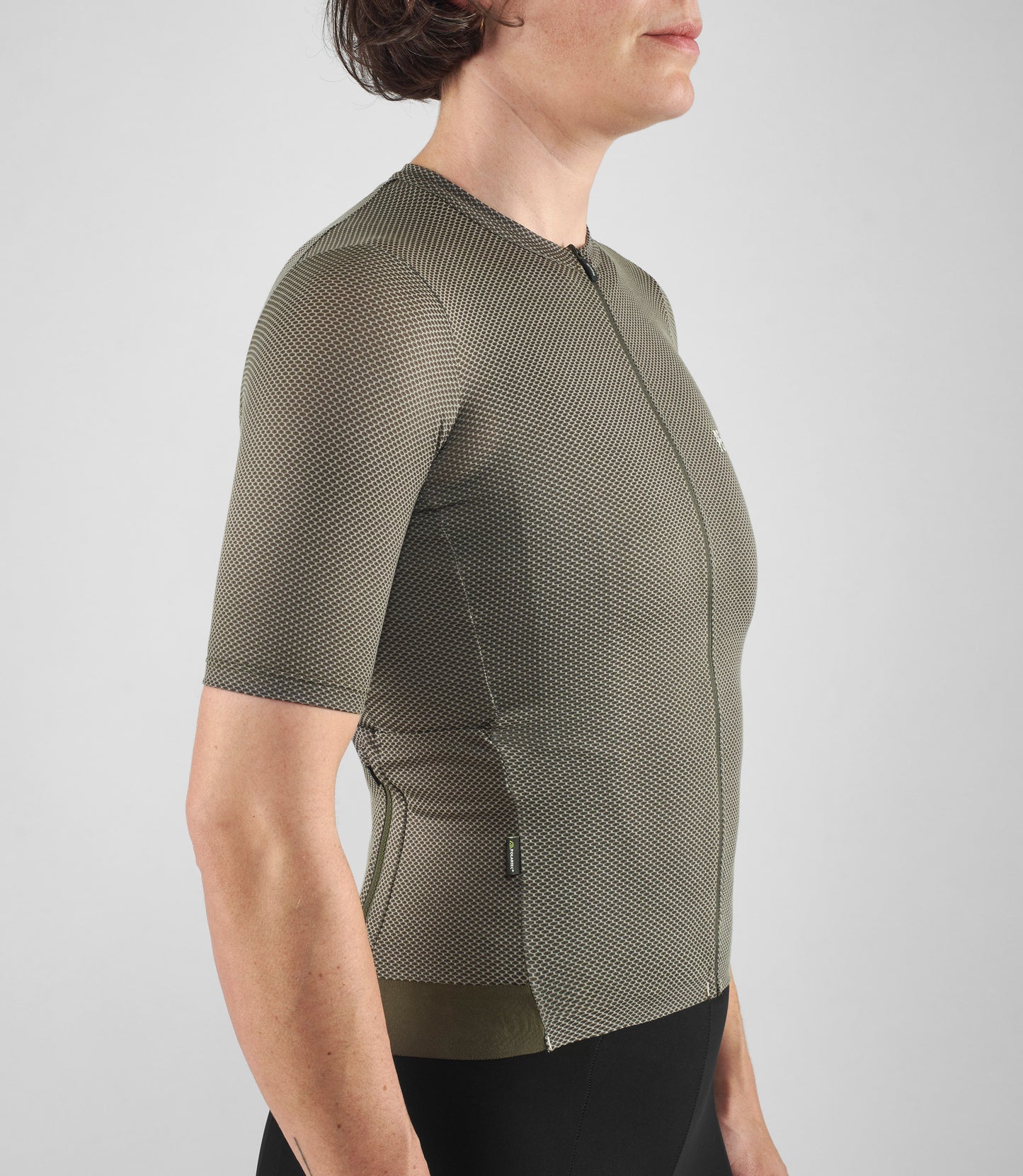 PEdALED Womens Odyssey Delta Cycling Jersey (Military Green)