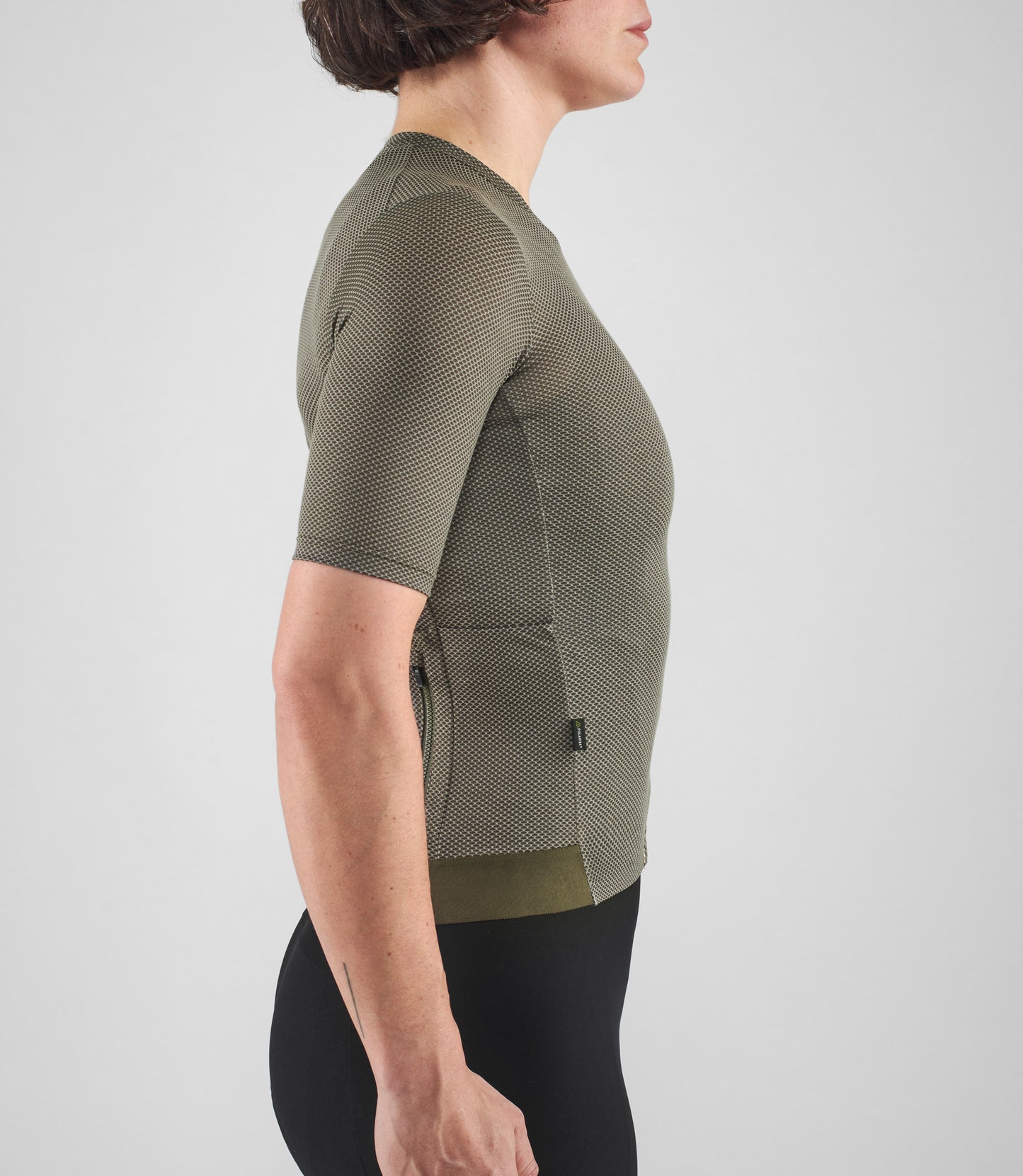 PEdALED Womens Odyssey Delta Cycling Jersey (Military Green)