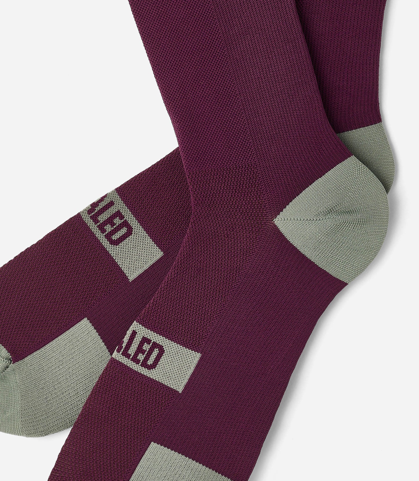 PEDALED Element Socks (Burgundy) Unisex L Size
