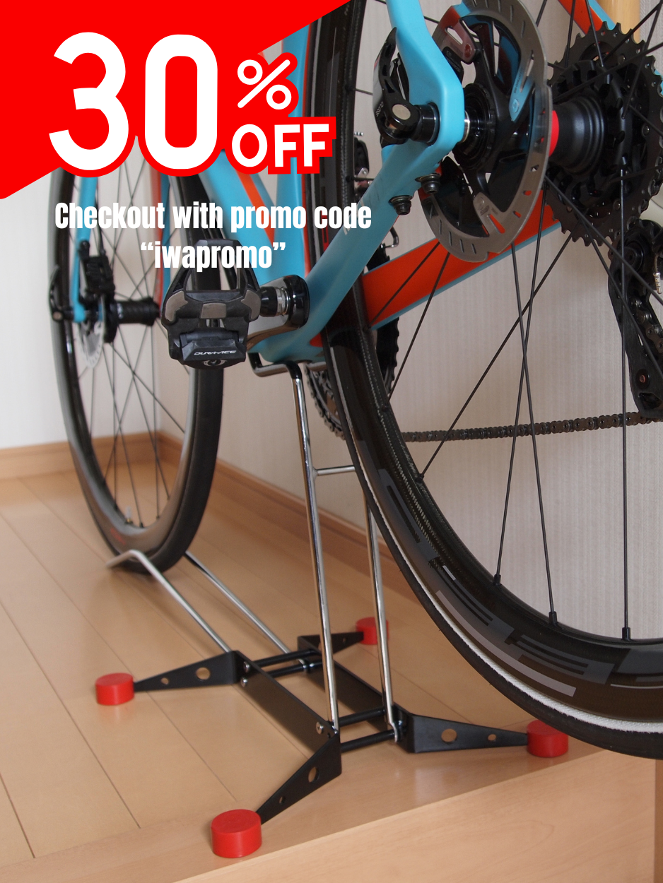 iWA1+FS Bike display and maintenance rack with fork support adapter