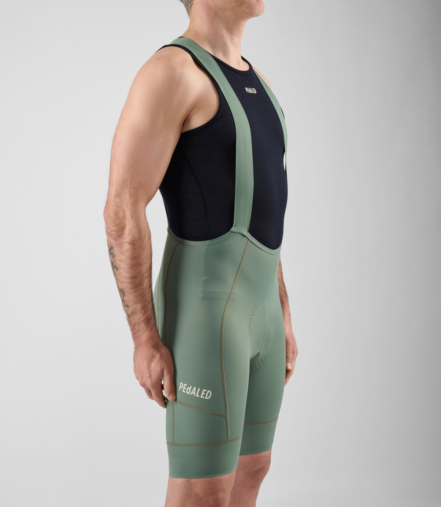 PEDALED Element Bib Shorts (Green)