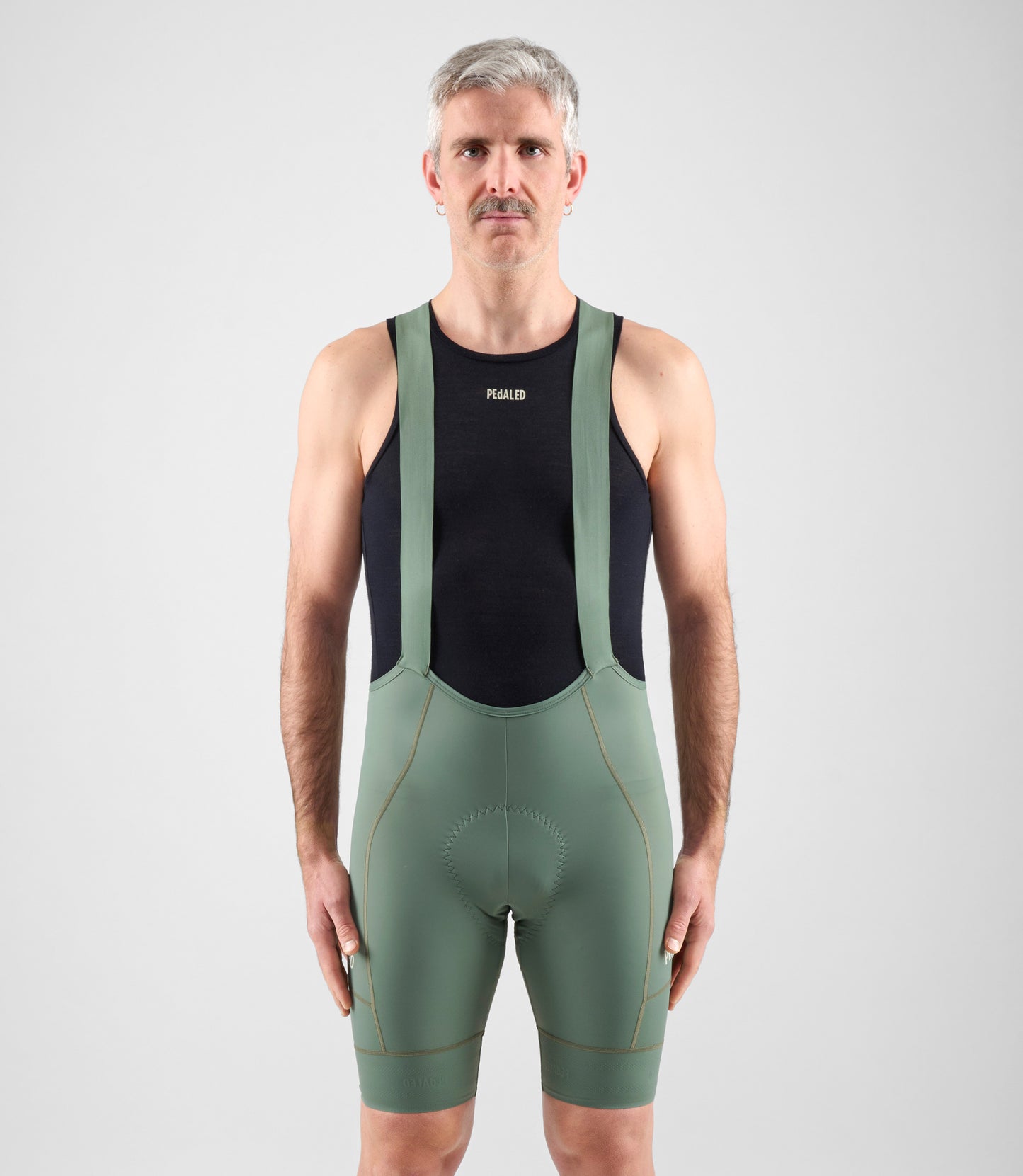 PEDALED Element Bib Shorts (Green)