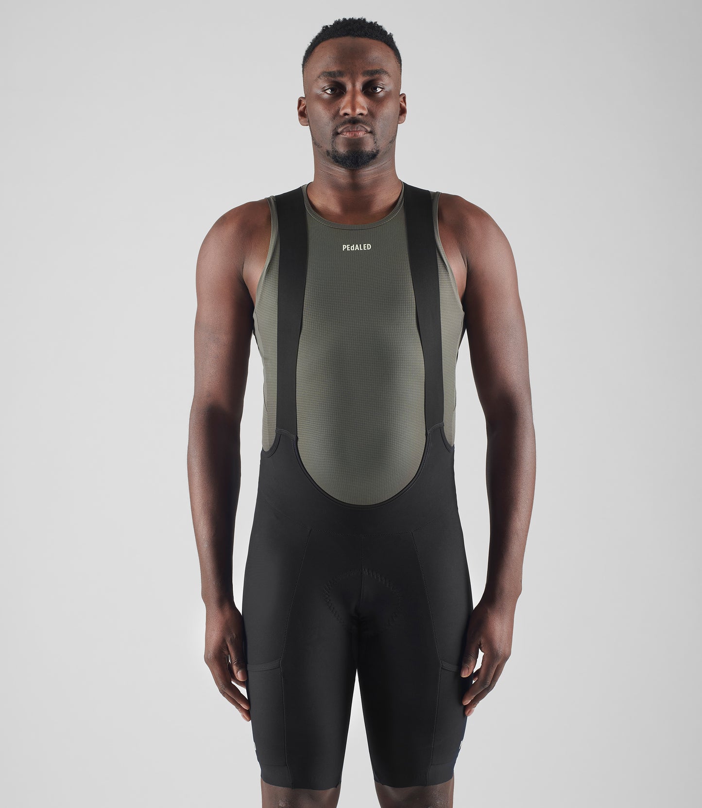 PEdALED Mens Odyssey Cycling Training Bibshort (Black)
