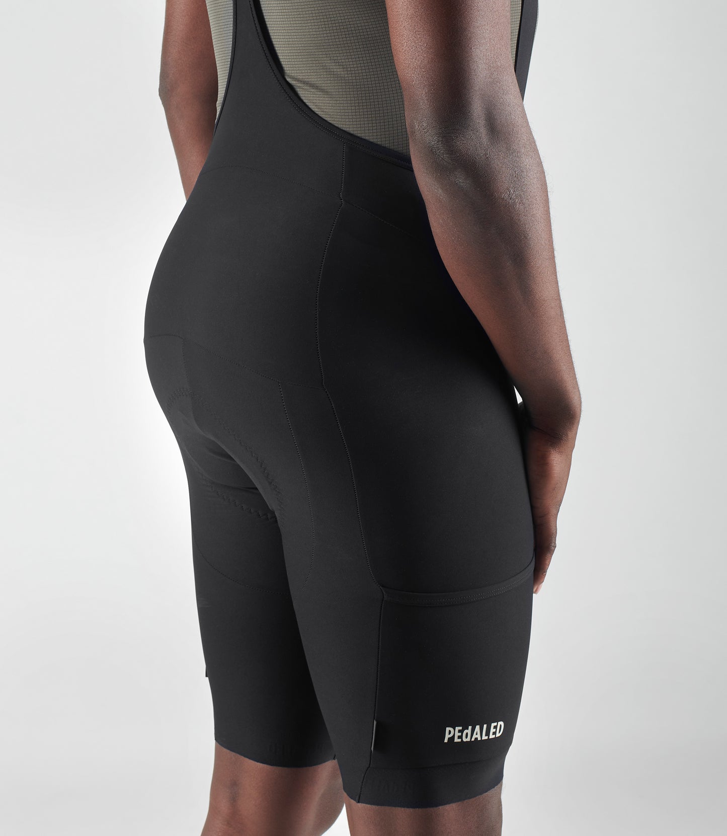 PEdALED Mens Odyssey Cycling Training Bibshort (Black)