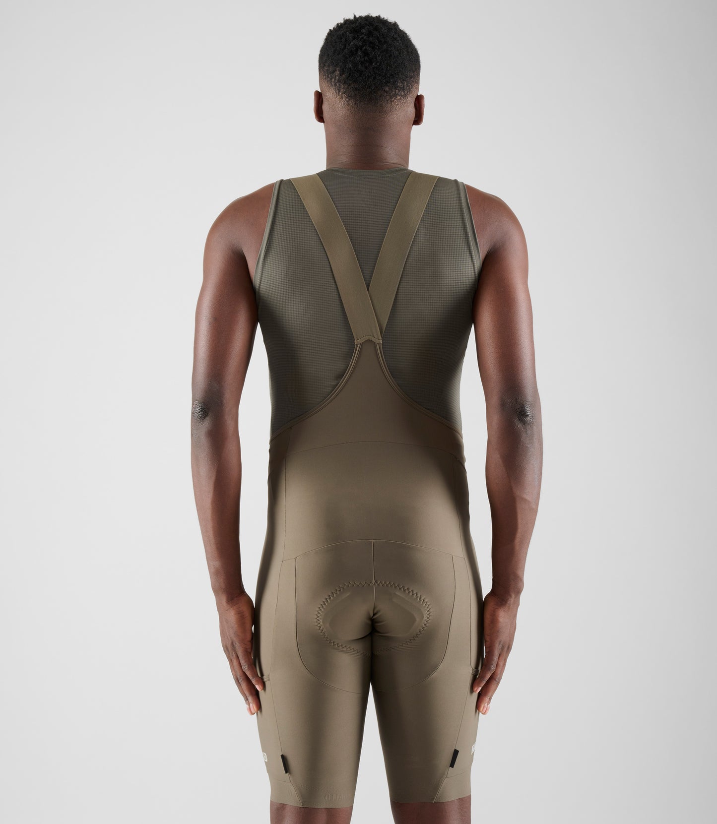 PEdALED Mens Odyssey Cycling Training Bibshort (Military Green)