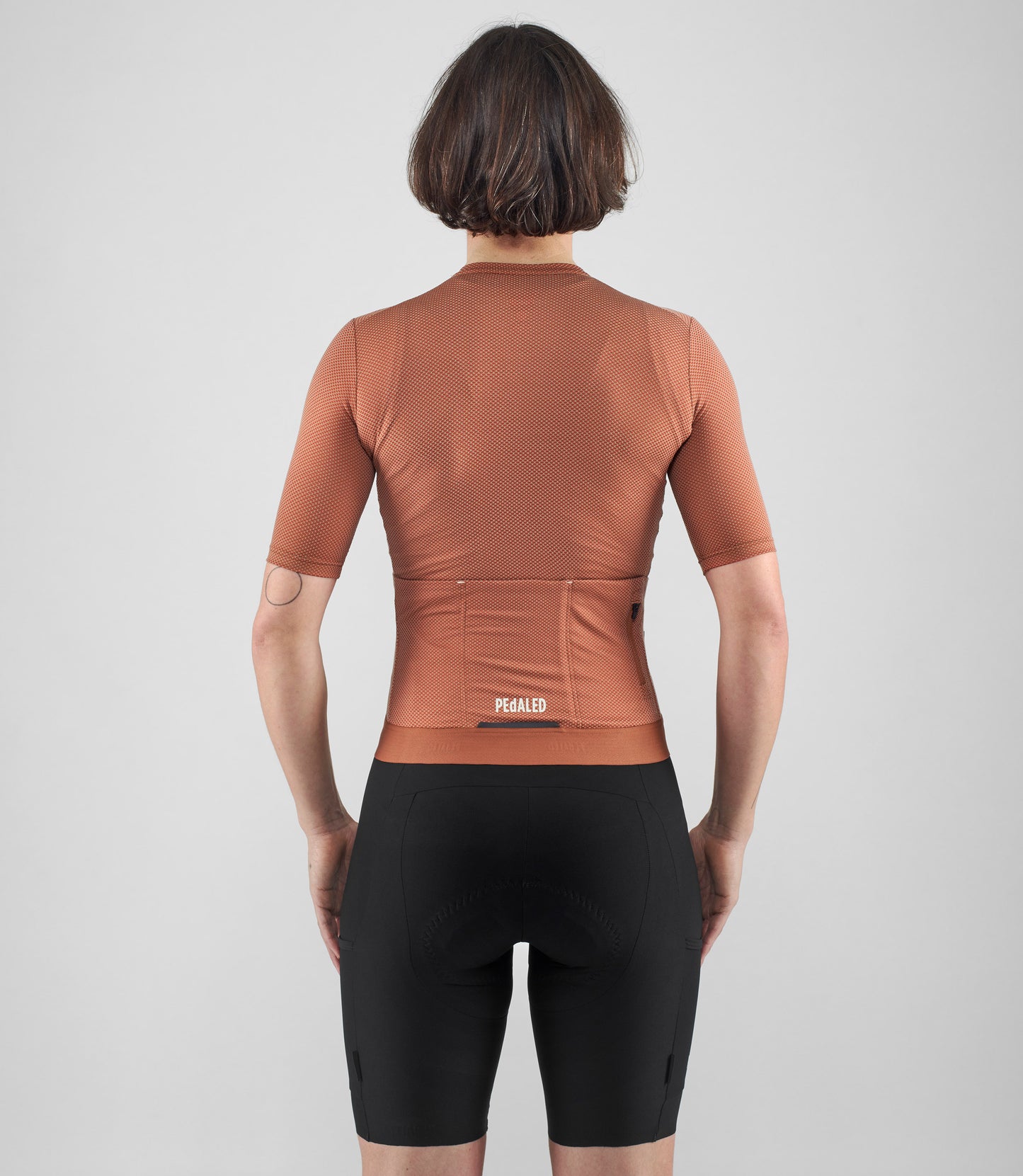 PEdALED Womens Odyssey Delta Cycling Jersey (Orange)