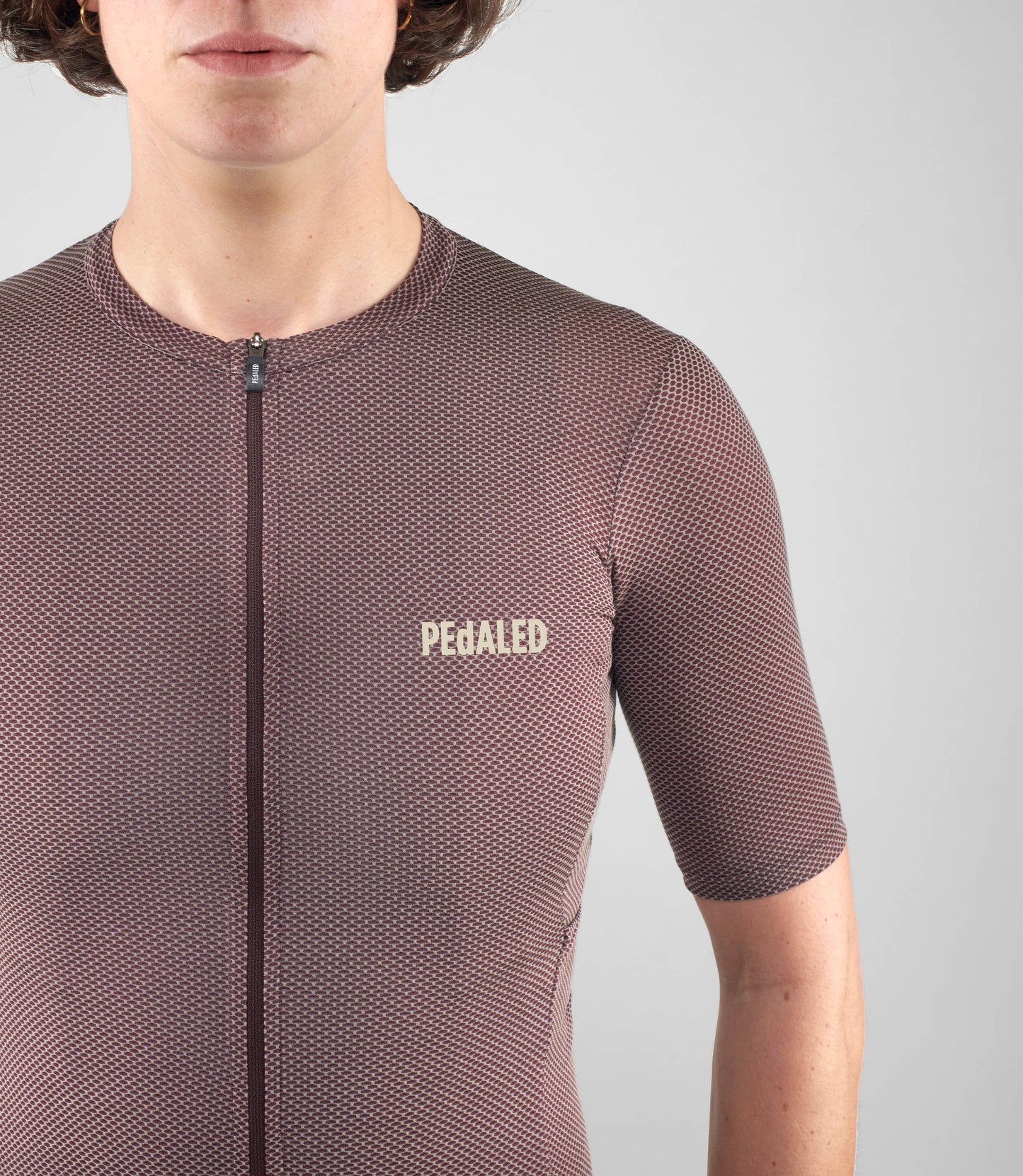 PEdALED Womens Odyssey Delta Cycling Jersey (Burgundy)