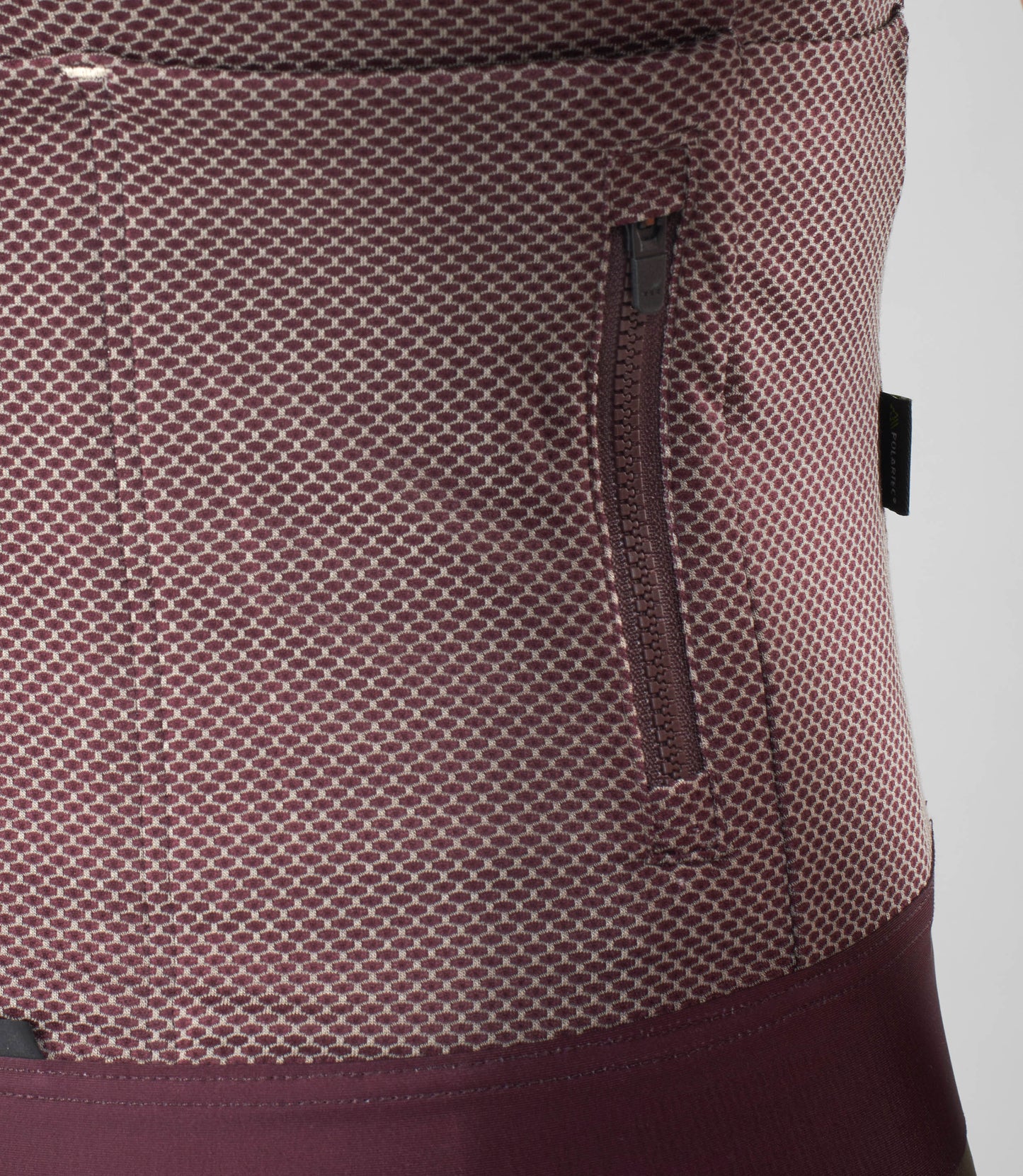 PEdALED Womens Odyssey Delta Cycling Jersey (Burgundy)