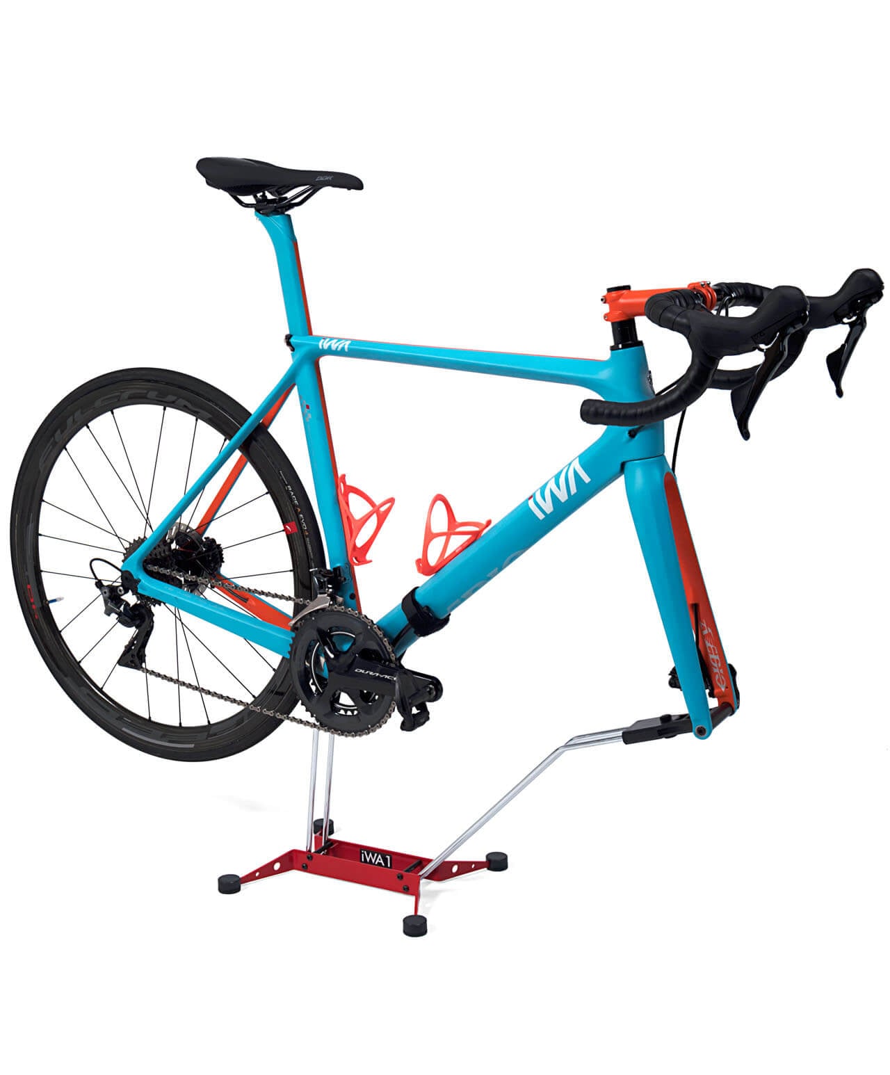iWA1+FS - Bike display and maintenance rack with fork support adapter