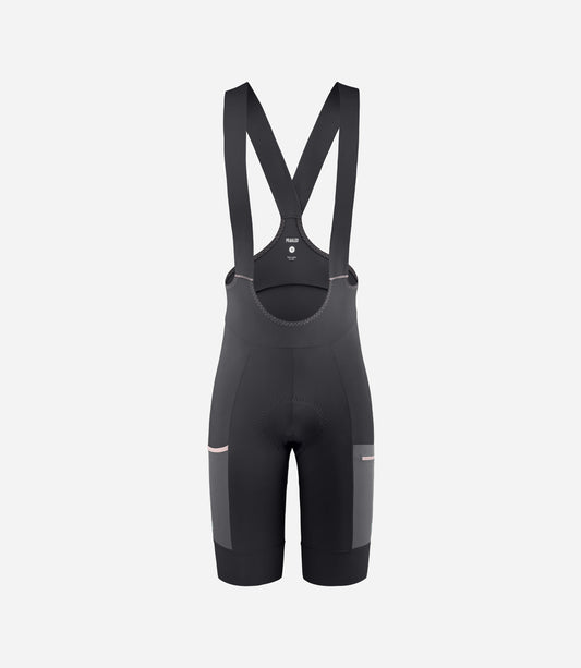 PEDALED ODYSSEY Women's Bib Shorts (Black)